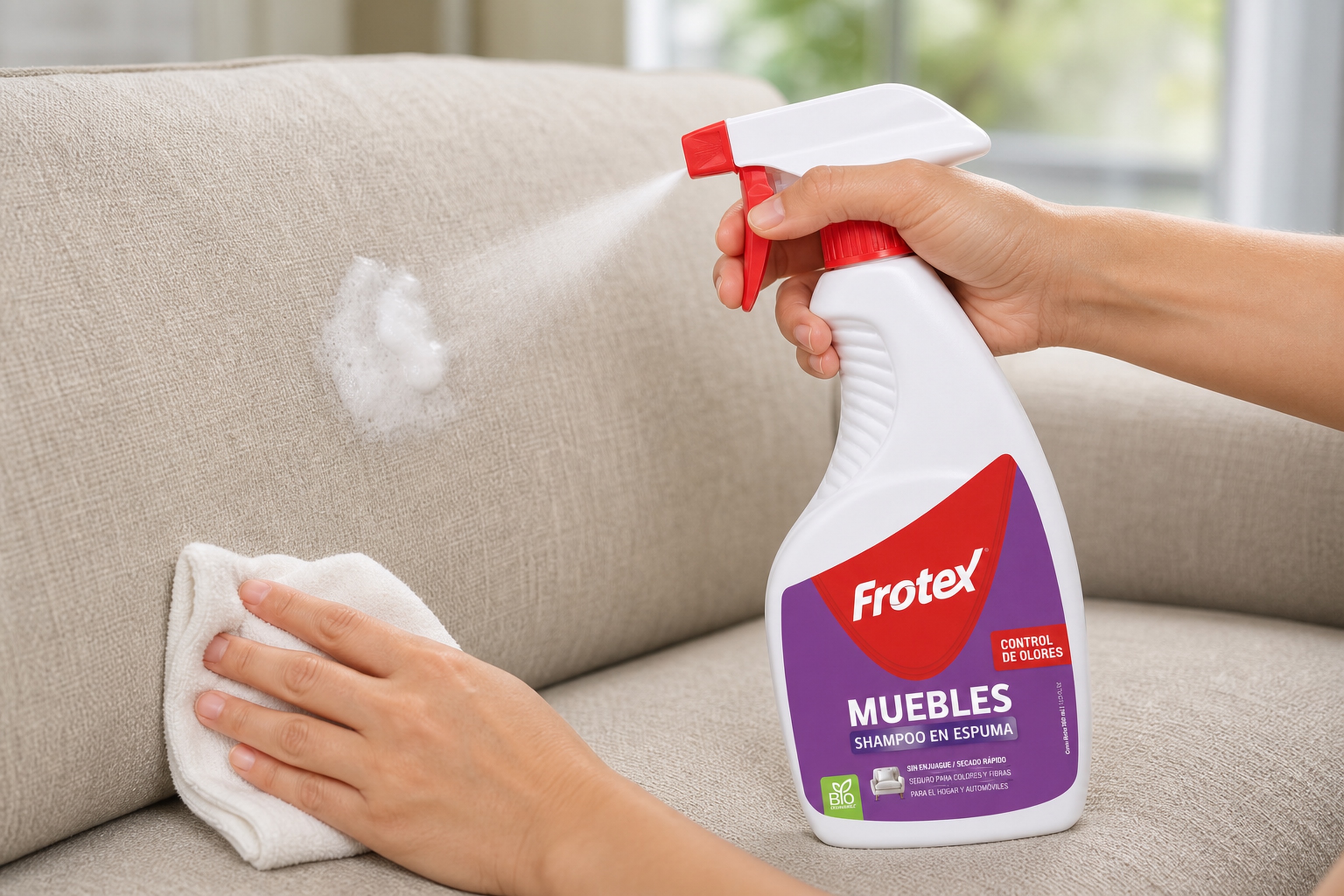 Shampoo en Espuma Frotex para Muebles